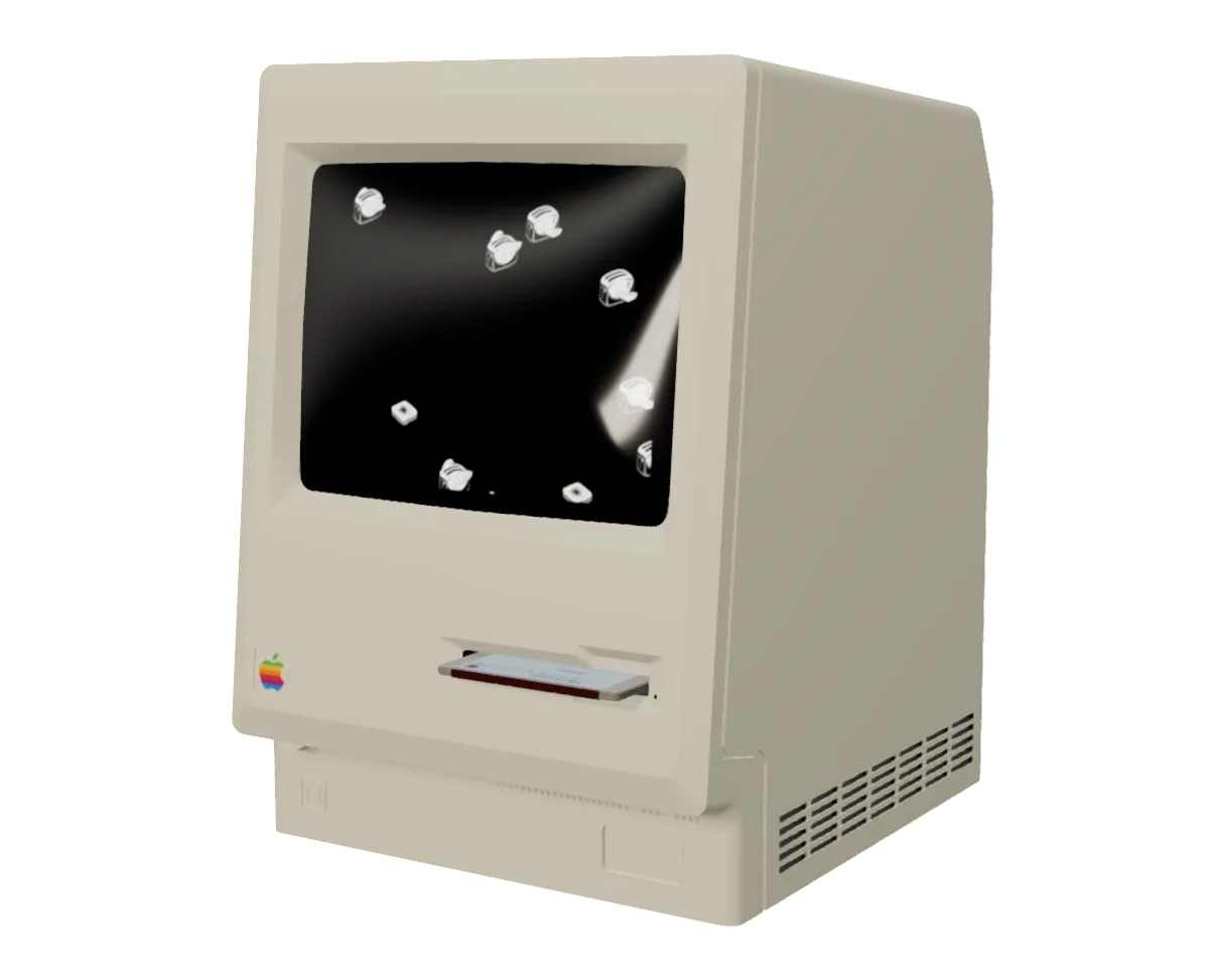 Macintosh Mini, 3D model