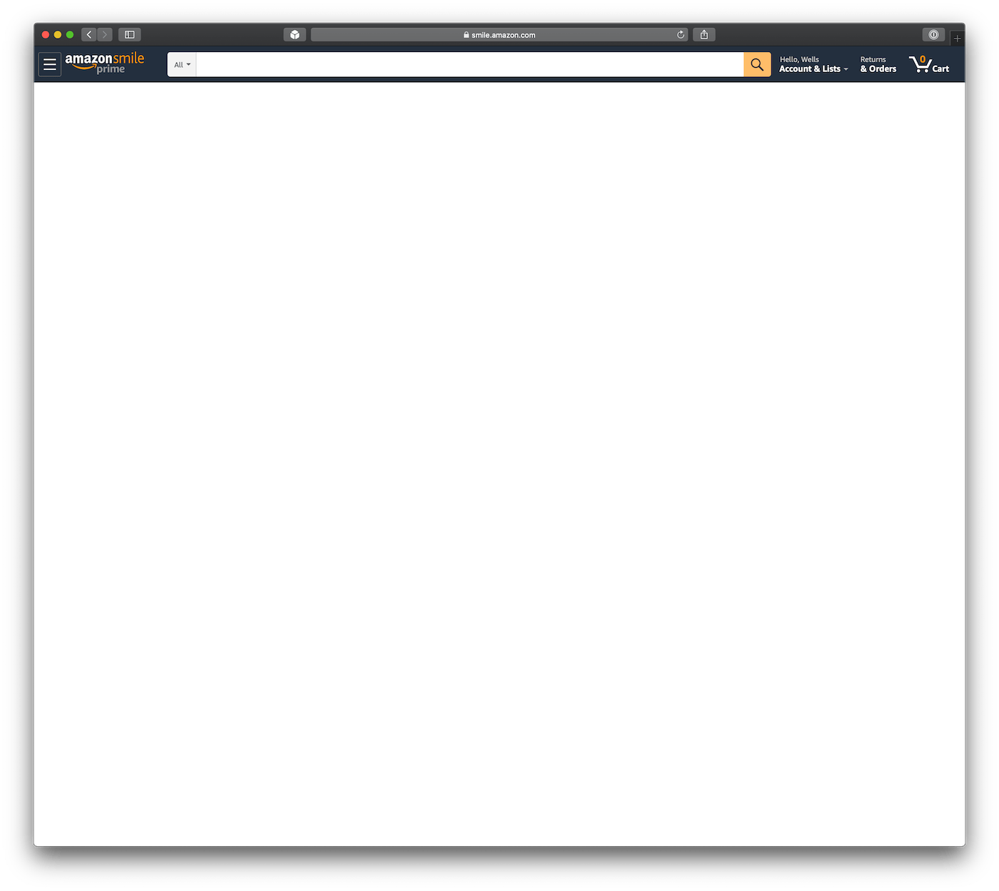 amazon.com homepage after